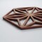 Ekena Millwork Extra Small Hampton Decorative Fretwork Wood Wall Panels, Walnut, 7 3/8"W x 8 1/2"H x 3/8"T WALW08X08X0375HMPWA - alternate 4